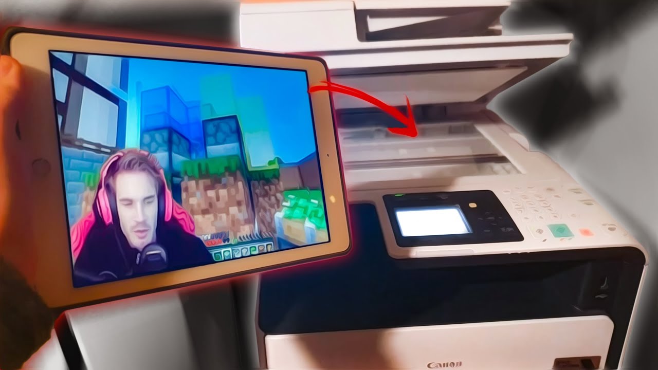 what happens if you photocopy a mirror